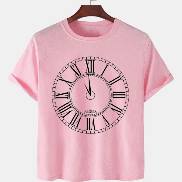 Pink Unisex Dot Knit Premium Quality Designer Printed T-Shirt