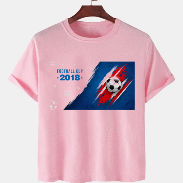 Pink Unisex Dot Knit Premium Quality Designer Printed T-Shirt